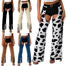 Women long pants cowgirl chaps