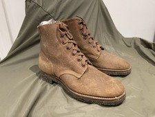 WW2 USMC Original Boondocker Rough Out Boots 1944 Dated