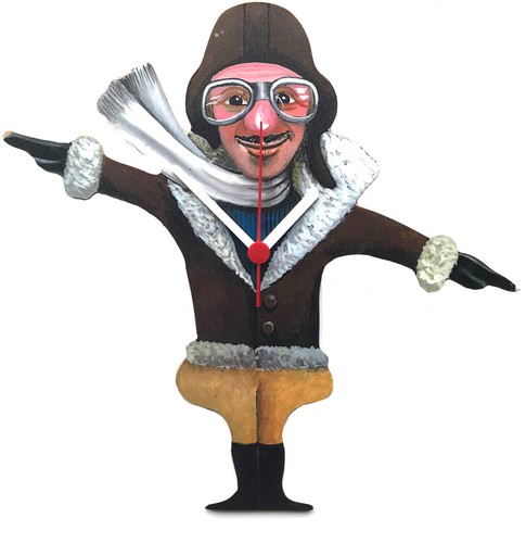 Biggles clock - biggles,
