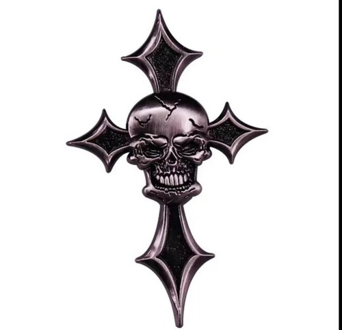 Skull cross metal - skull,
