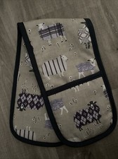 Oven Gloves,  double - Handmade with  heat resistant wadding Inside .