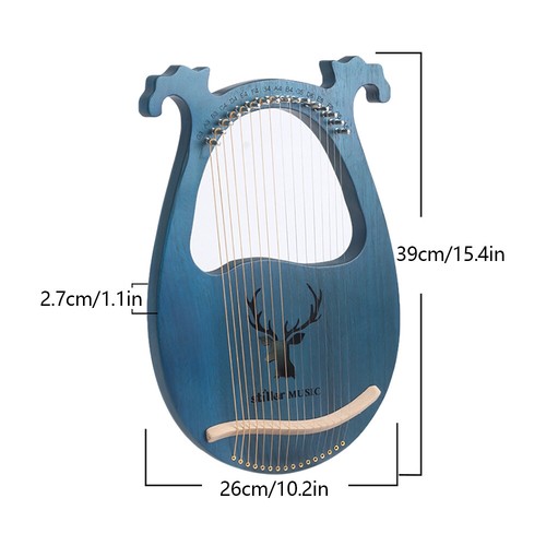 New lyre harp metal string - metal,