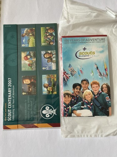 Scout centenary 2007 50p - scout,
