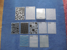 12X EMBOSSING FOLDERS ( 2 LARGE, 10 SMALL ) LOT Z  CUTTLEBUG/ + DIFFERNT