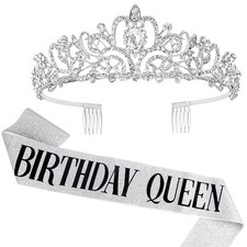 Birthday Queen Sash & Tiara