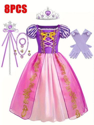 8pcs rapunzel violet - 8pcs,