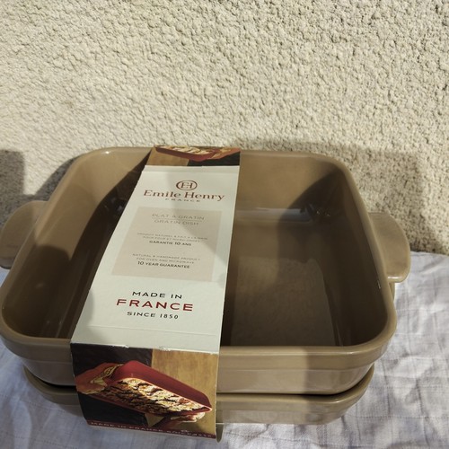 New emile henry gratin - new,