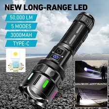 50,000 lm LED Torch Zoom Light