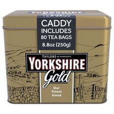 , Gold, 80 Teabags, Gift Tin