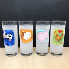 Farm Animals Frosted Highball