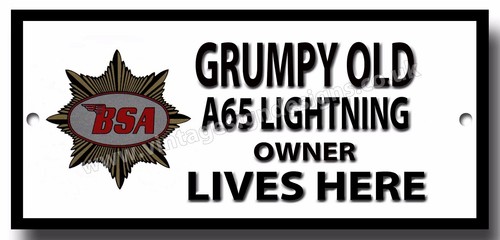 Grumpy old bsa - bsa, a65
