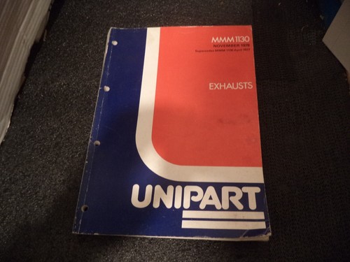 Unipart catalouge parts list - catalouge,