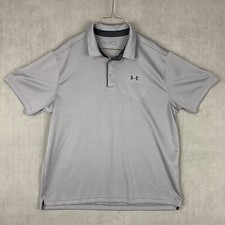 Under Armour Men's 2XL Heatgear Loose Coupe Lache Suelto Short Sleeve Polo Shirt