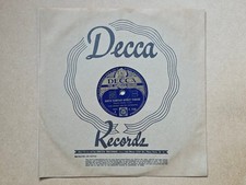 1939 BOB CROSBY 10" 78 SOUTH RAMPART STREET PARADE SONG OF WANDERER DECCA F7154