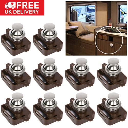 Push button catch lock - button,
