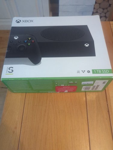 Xbox series black 1tb box - black,