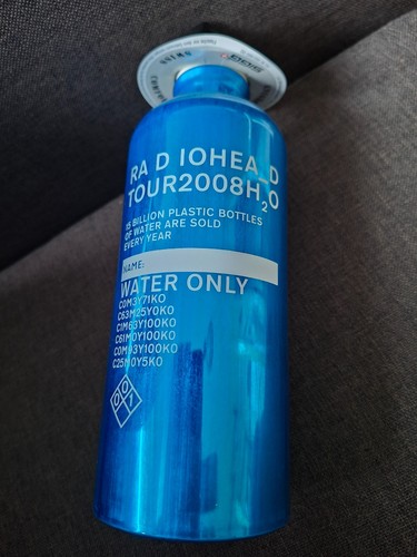 Radiohead 2008 tour - tour, bottle
