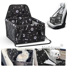 Portable Dog Car Seat Belt Booster Travel Carrier Folding Bag For Pet Cat Puppy