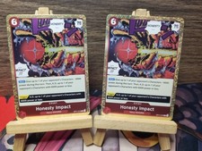 Op11-018 English Honesty impact Red 4k shrinker & k.o 6000 duo Playset x2 cards