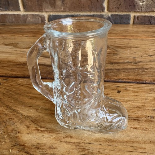 Vintage glass boot shot - vintage,