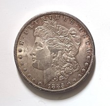 1885 'O' Morgan Silver Dollar