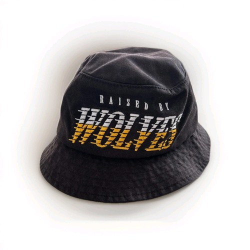 Raised wolves bucket hat - raised, wolves🐺bucket