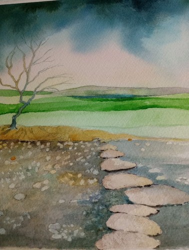 Artist signed watercolour - artist,