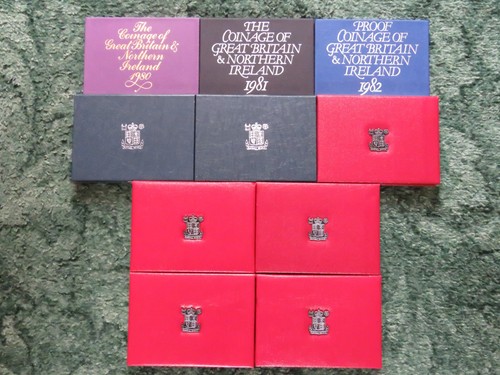 Royal mint proof coin sets - coin,