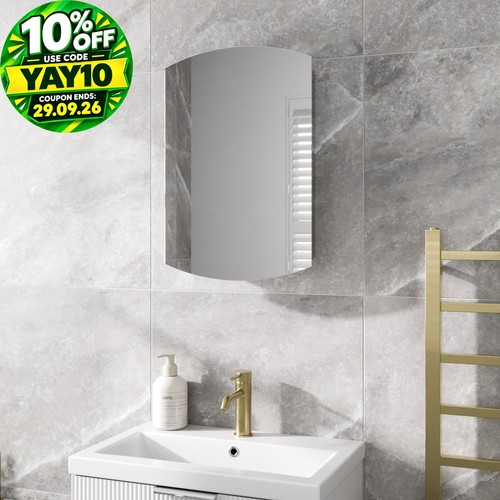 Bathroom single door - single, mirror