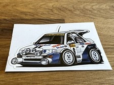 Ford Escort Cosworth Cartoon