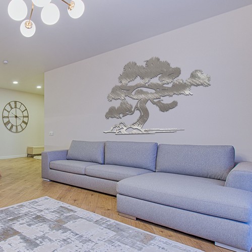 Metal conifer tree wall art - tree,