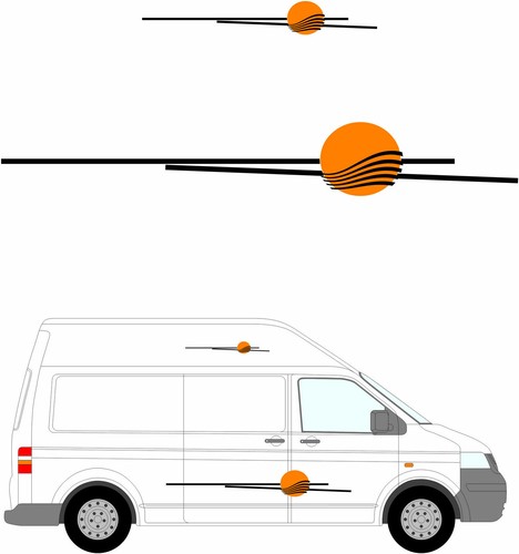 Camper van graphics - (no.249),