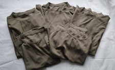 British Army  Cadet  Antistatic T Shirts 170/90   Olive Green Set of 5