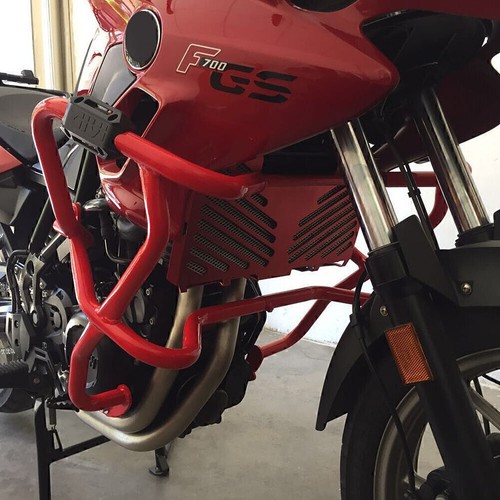 Red steel motorcycle engine - red,