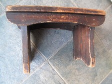 Vintage wooden small step