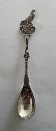 Silver plated souvenir spoon - silver-plated,