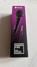 NGS Singer Fire Wired Microphone for Karaoke – 3m Cable – New Open Box