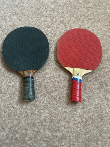 Table tennis bats red and - red,