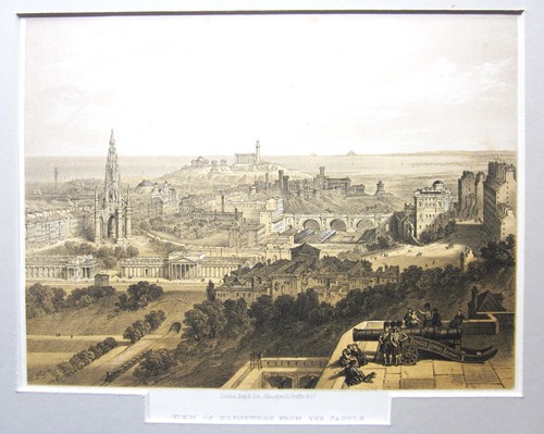 C1855 edinburgh view - view, from