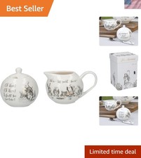 Decorative Milk Jug and Sugar