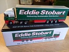 Atlas Eddie Stobart DAF XF105 Space Cab Curtainside Trailer Ozzy Jude Scale 1.76