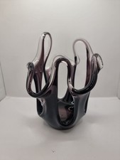 Art Glass Purple Abstract