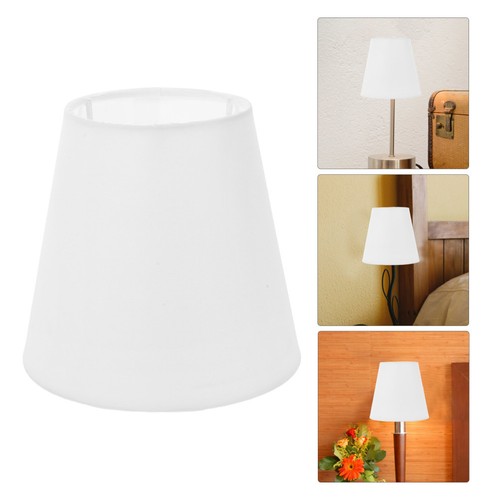 Modern white fabric - lamp, shade