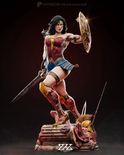 Wonder woman resin - dc,
