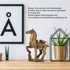 Brass Statue Horse Shape