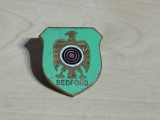 Vintage Bedford Archery Enamel Badge Bedfordshire Target