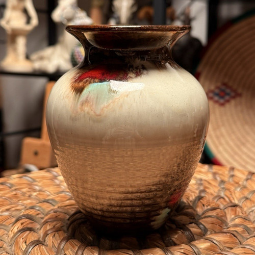 Vintage studio pottery vase - vintage,