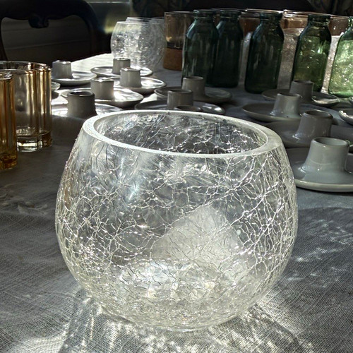 Clear crackle glass - crackle,