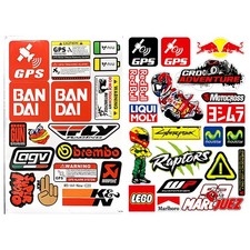 39x Stickers -  Motorbike