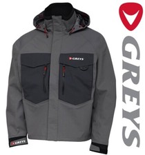 Greys NEW 2023 Tital Wading Jacket Fly Fishing Coat S - XXXL Grey 3-Layer